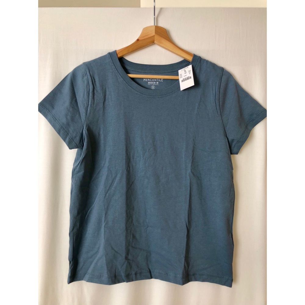 J Crew tee blue